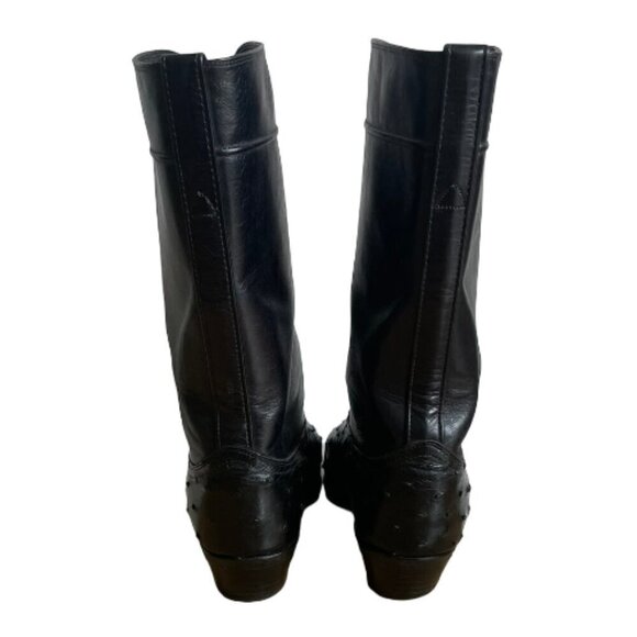 Justin Ostrich Cowboy Boots (OFFERS WELCOME) - Picture 5 of 16